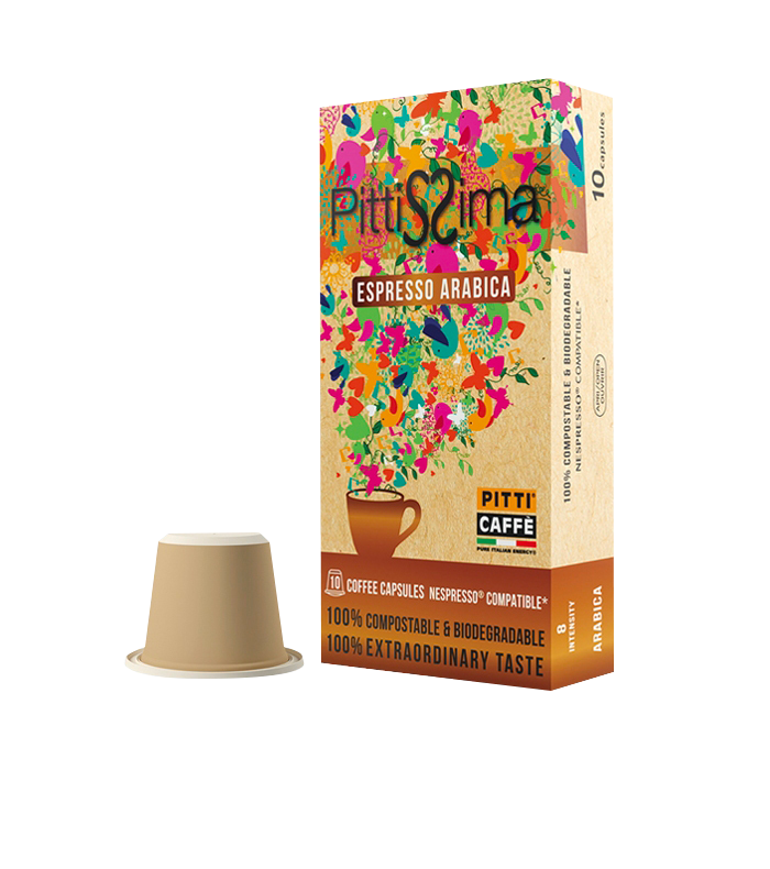 Kapseln Pittissima Espresso Arabica 100% Kompostabile