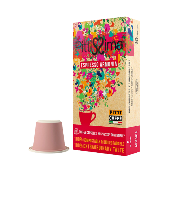 Kapseln Pittissima Espresso Armonia 100% Kompostabile