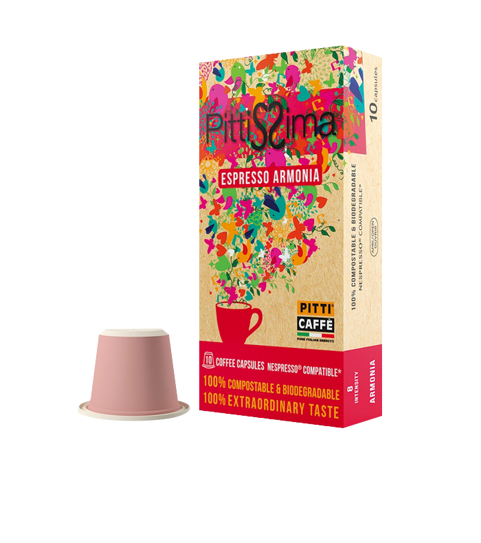 Kapseln Pittissima Espresso Armonia 100% Kompostabile