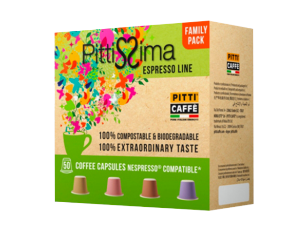 Kapseln Pittissima Espresso Vigoroso 100% Kompostabile